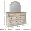 image:imageSignature Design by Ashley 7 Drawer Dresser for Bedroom TwoTone WhiteCream