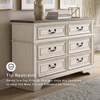 image:imageSignature Design by Ashley 7 Drawer Dresser for Bedroom TwoTone WhiteCream