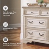 image:imageSignature Design by Ashley 7 Drawer Dresser for Bedroom TwoTone WhiteCream