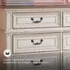 image:imageSignature Design by Ashley 7 Drawer Dresser for Bedroom TwoTone WhiteCream
