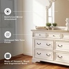 image:imageSignature Design by Ashley 7 Drawer Dresser for Bedroom TwoTone WhiteCream