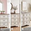 image:imageSignature Design by Ashley 7 Drawer Dresser for Bedroom TwoTone WhiteCream