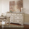 image:imageSignature Design by Ashley 7 Drawer Dresser for Bedroom TwoTone WhiteCream
