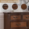 image:imageSignature Design by Ashley 7Drawer Wood Bedroom Dresser Wide Chest Brown