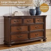 image:imageSignature Design by Ashley 7Drawer Wood Bedroom Dresser Wide Chest Brown