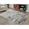 image:imageSignature Design by Ashley Abstract High Pile Area Rug 5x7 Cream Gray53 x 73 Rectangular