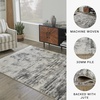 image:imageSignature Design by Ashley Abstract High Pile Area Rug 5x7 Cream Gray710 x 10 Rectangular