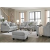 image:imageSignature Design by Ashley Adlai Modern Sofa Sleeper with Removable Seat Cushions and BiFold Memory Foam Mattress Queen Light GraySleeper