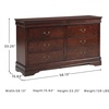 image:imageSignature Design by Ashley Alisdair 6 Drawer Bedroom Dresser Dark Brown6 Drawer Dresser