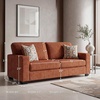 image:imageSignature Design by Ashley Aviemore 85in Queen Sleeper Sofa StoneSpice