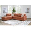 image:imageSignature Design by Ashley Aviemore 85in Queen Sleeper Sofa StoneSpice