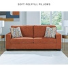 image:imageSignature Design by Ashley Aviemore 85in Queen Sleeper Sofa StoneSpice