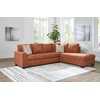 image:imageSignature Design by Ashley Aviemore 85in Queen Sleeper Sofa StoneSpice