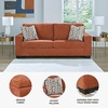image:imageSignature Design by Ashley Aviemore 85in Queen Sleeper Sofa StoneSpice