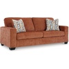 image:imageSignature Design by Ashley Aviemore 85in Queen Sleeper Sofa StoneSpice