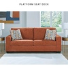 image:imageSignature Design by Ashley Aviemore 85in Queen Sleeper Sofa StoneSpice