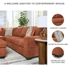 image:imageSignature Design by Ashley Aviemore 85in Queen Sleeper Sofa StoneSpice