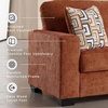 image:imageSignature Design by Ashley Aviemore 85in Queen Sleeper Sofa StoneSpice