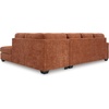 image:imageSignature Design by Ashley Aviemore 85in Queen Sleeper Sofa StoneSpice