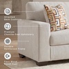 image:imageSignature Design by Ashley Aviemore 85in Queen Sleeper Sofa StoneStone