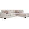 image:imageSignature Design by Ashley Aviemore 85in Queen Sleeper Sofa StoneStone