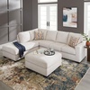 image:imageSignature Design by Ashley Aviemore 85in Queen Sleeper Sofa StoneStone