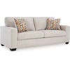 image:imageSignature Design by Ashley Aviemore 85in Queen Sleeper Sofa StoneStone