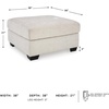image:imageSignature Design by Ashley Aviemore 85in Queen Sleeper Sofa StoneStone