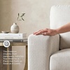 image:imageSignature Design by Ashley Aviemore 85in Queen Sleeper Sofa StoneStone