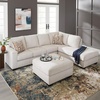 image:imageSignature Design by Ashley Aviemore 85in Queen Sleeper Sofa StoneStone