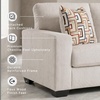 image:imageSignature Design by Ashley Aviemore 85in Queen Sleeper Sofa StoneStone