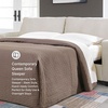 image:imageSignature Design by Ashley Aviemore 85in Queen Sleeper Sofa StoneStone