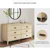 image:imageSignature Design by Ashley Battelle 6 Drawer Bedroom Dresser Light OakBeige