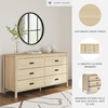 image:imageSignature Design by Ashley Battelle 6 Drawer Bedroom Dresser Light OakBeige