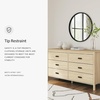 image:imageSignature Design by Ashley Battelle 6 Drawer Bedroom Dresser Light OakBeige