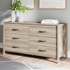 image:imageSignature Design by Ashley Battelle 6 Drawer Bedroom Dresser Light OakNatural