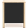 image:imageSignature Design by Ashley Bedside Table Nightstand Scalloped 2 DrawersBeige