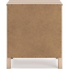image:imageSignature Design by Ashley Bedside Table Nightstand Scalloped 2 DrawersNatural