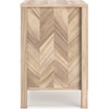 image:imageSignature Design by Ashley Bedside Table Nightstand Scalloped 2 DrawersNatural