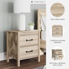 image:imageSignature Design by Ashley Bedside Table Nightstand Scalloped 2 DrawersNatural
