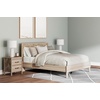image:imageSignature Design by Ashley Bedside Table Nightstand Scalloped 2 DrawersNatural