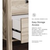 image:imageSignature Design by Ashley Bedside Table Nightstand Scalloped 2 DrawersNatural