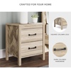 image:imageSignature Design by Ashley Bedside Table Nightstand Scalloped 2 DrawersNatural