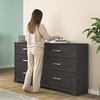 image:imageSignature Design by Ashley Belachime 2 Drawer Black Nightstand CharcoalBlack