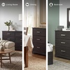 image:imageSignature Design by Ashley Belachime 2 Drawer Black Nightstand CharcoalBlack
