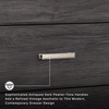 image:imageSignature Design by Ashley Belachime 2 Drawer Black Nightstand CharcoalBlack