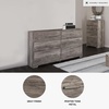 image:imageSignature Design by Ashley Belachime 2 Drawer Black Nightstand CharcoalGrayish Brown