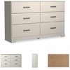 image:imageSignature Design by Ashley Belachime 2 Drawer Black Nightstand CharcoalWhite