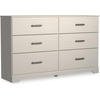 image:imageSignature Design by Ashley Belachime 2 Drawer Black Nightstand CharcoalWhite