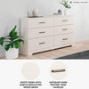 image:imageSignature Design by Ashley Belachime 2 Drawer Black Nightstand CharcoalWhite